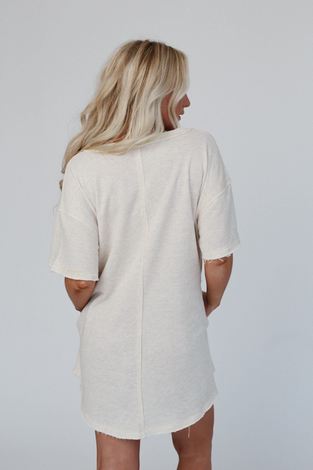 The Nest Jodi Tunic Dress - Oatmeal