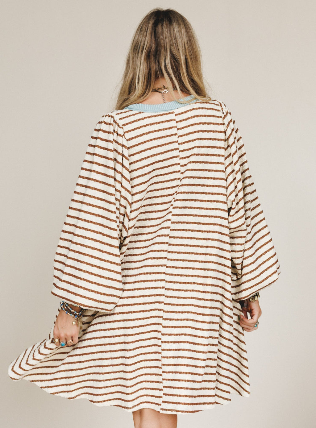 The Nest Good Feels Dress - Meerkat Seafoam