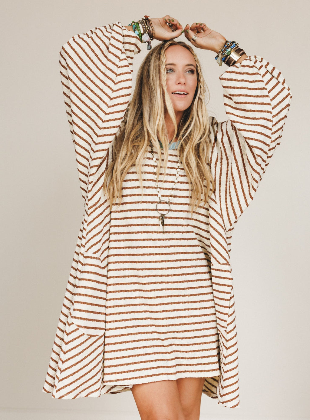 The Nest Good Feels Dress - Meerkat Seafoam