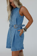 Alexandra Denim Dress - Light Wash